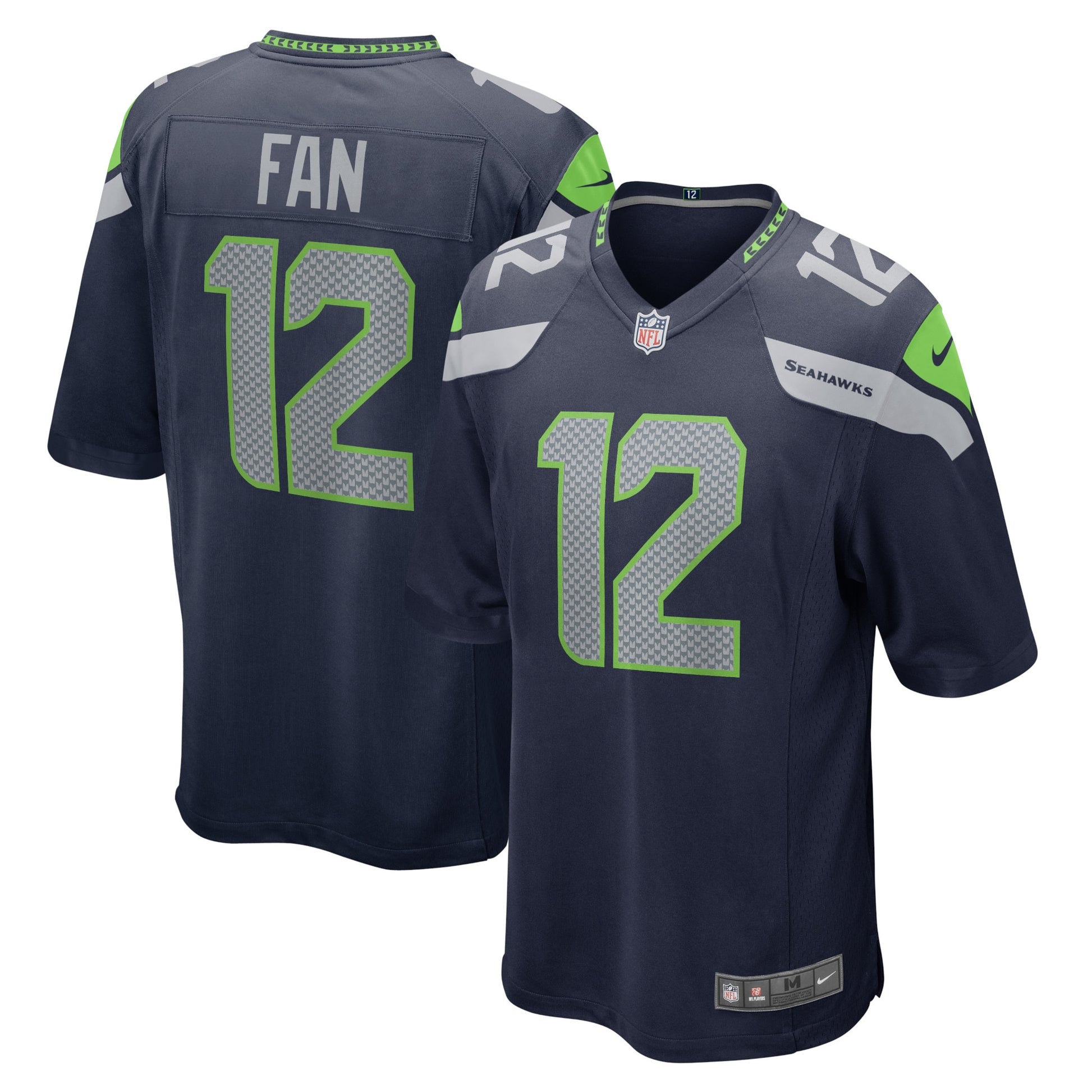 12s Seattle Seahawks Game Team Jersey - College Navy