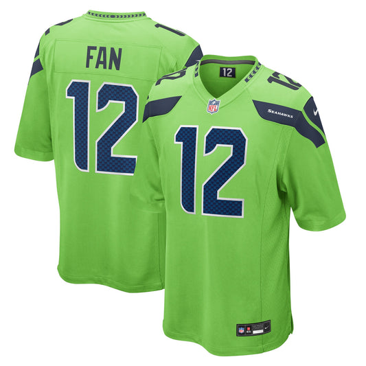 12s Seattle Seahawks Jersey - Neon Green