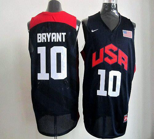 2012 Olympics Team USA #10 Kobe Bryant Dark Blue Stitched Basketball Jersey