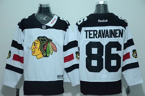 Blackhawks #86 Teuvo Teravainen White 2016 Stadium Series Stitched Hockey Jersey