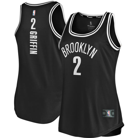 Blake Griffin Brooklyn Nets Branded Women's Fast Break Tank Basketball Jersey - Icon Edition - Black