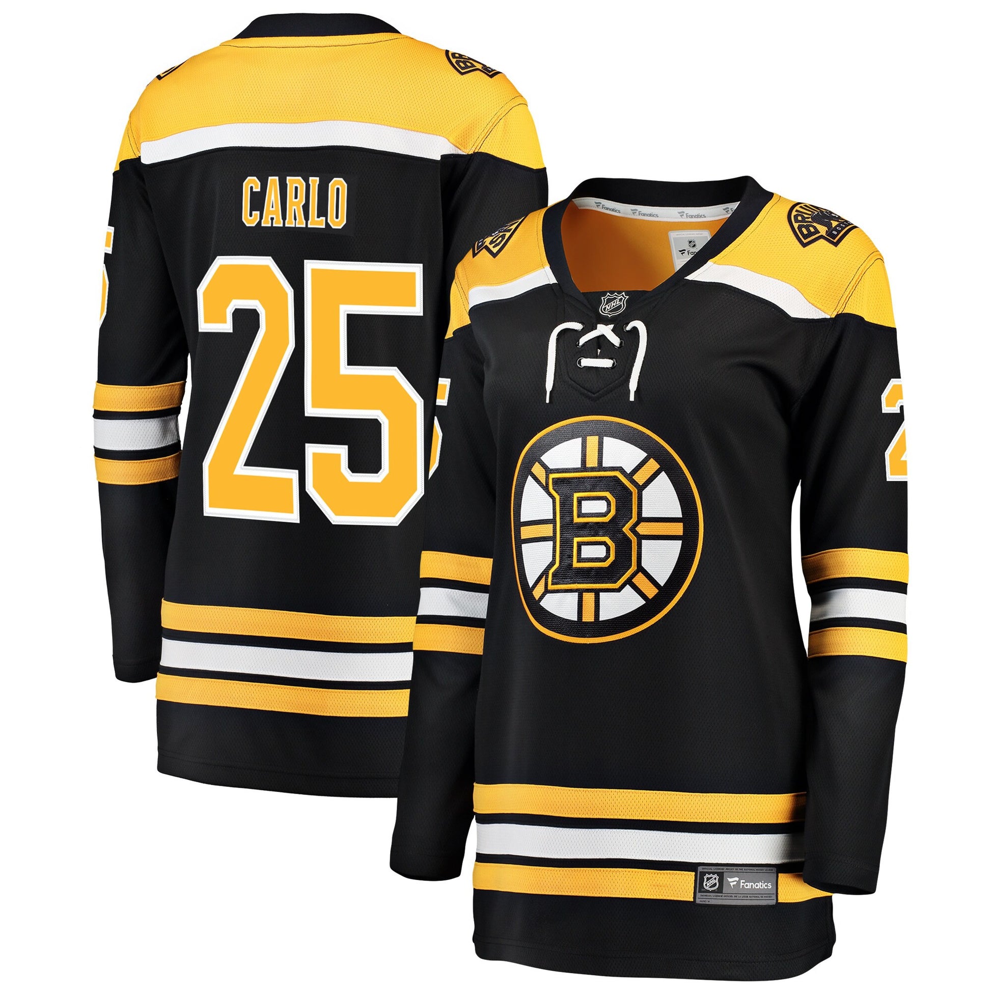 Brandon Carlo Boston Bruins Branded Women's Breakaway Player Hockey Jersey - Black