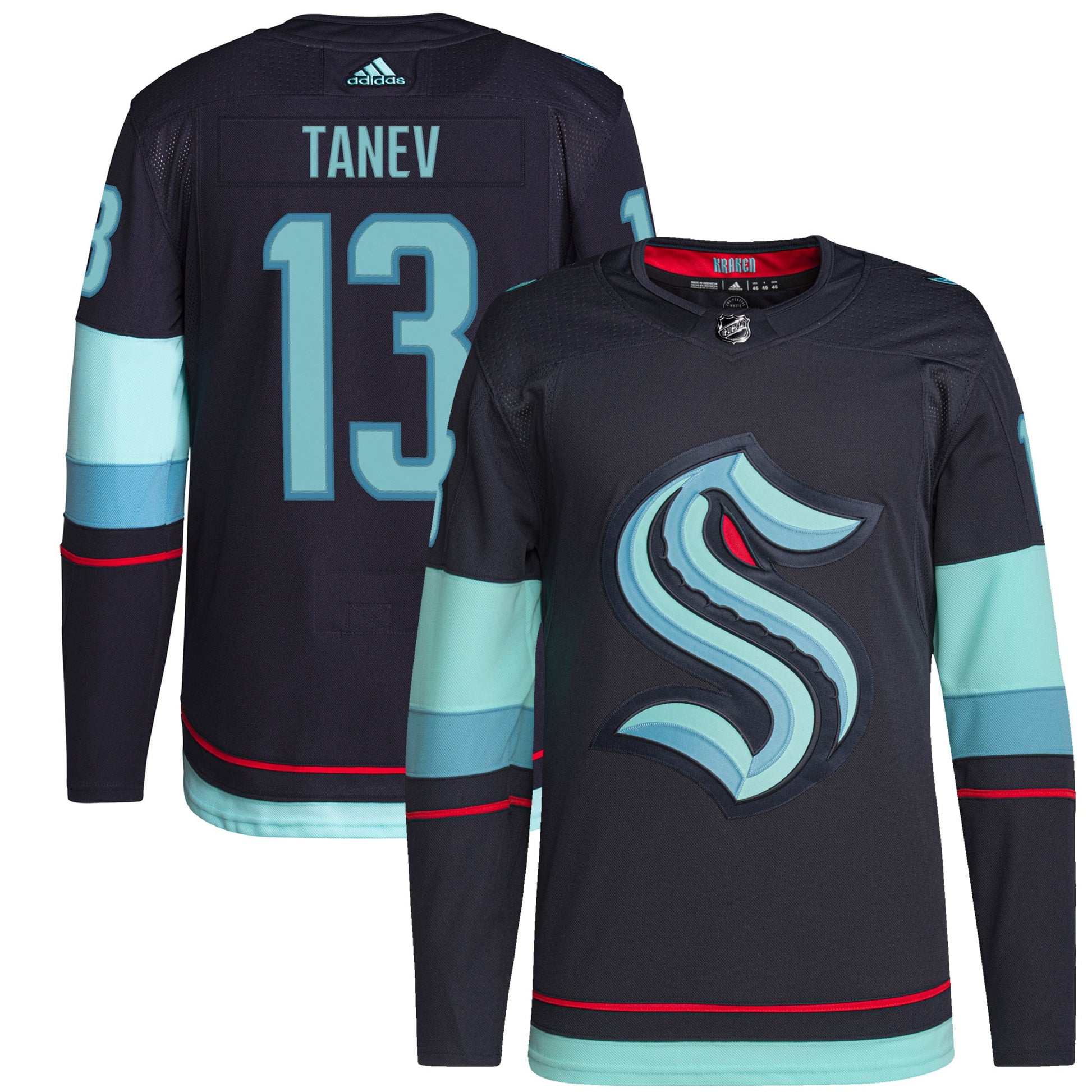 Brandon Tanev Home Primegreen Player Hockey Jersey - Navy