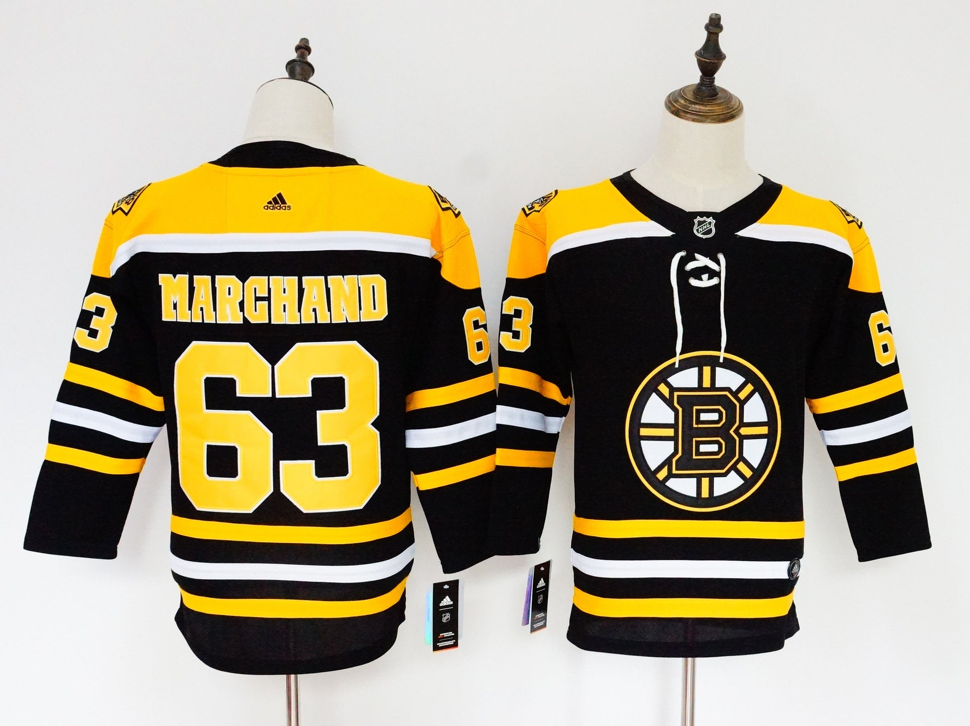 Bruins 63 Brad Marchand Black Women Hockey Jersey