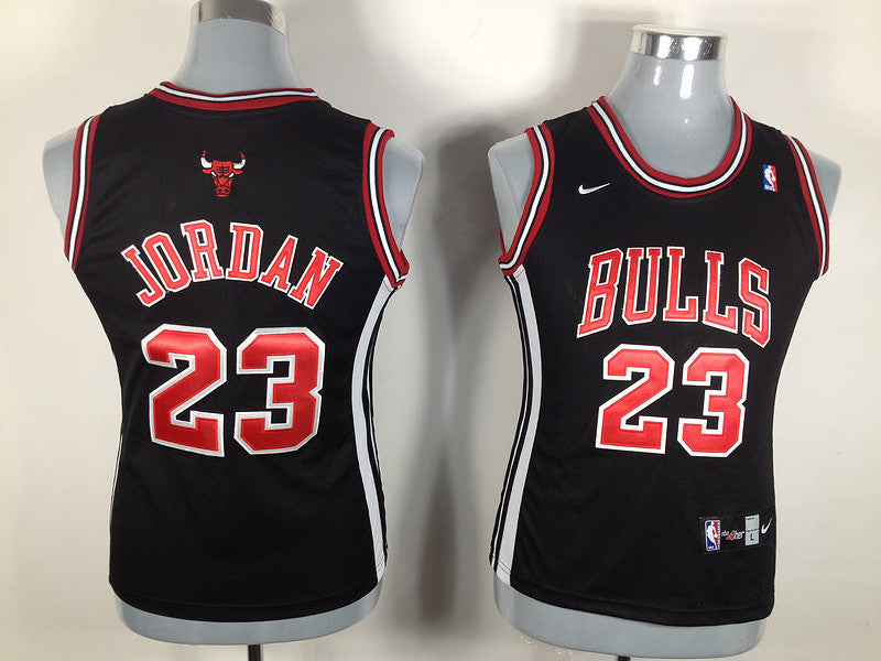 Bulls 23 JORDAN Black New Fabric Women Basketball Jersey