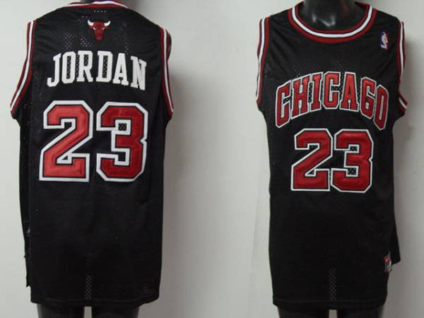 Bulls #23 Michael Jordan Stitched Black Basketball Jersey