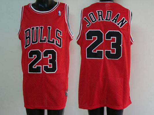 Bulls #23 Michael Jordan Stitched Red Basketball Jersey