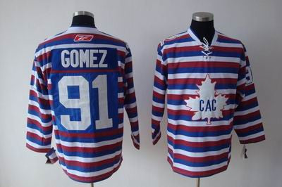 Canadiens 91 Scott Gomez Hockey Jersey