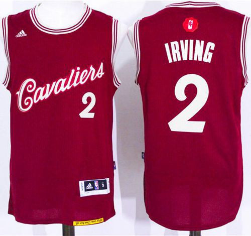 Cavaliers #2 Kyrie Irving Red 2015-2016 Christmas Day Stitched Basketball Jersey