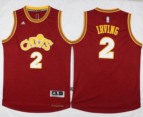 Cavaliers #2 Kyrie Irving Red CAVS Stitched Basketball Jersey