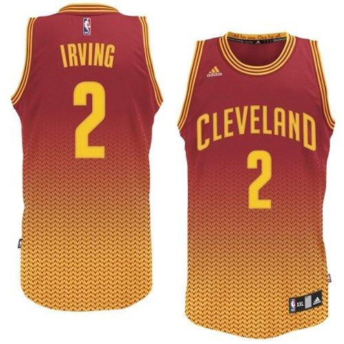 Cavaliers #2 Kyrie Irving Red Resonate Fashion Swingman Stitched Basketball Jersey