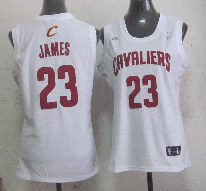 Cavaliers 23 James White Women Basketball Jersey