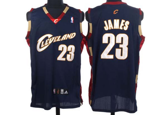 Cavaliers #23 LeBron James Stitched Blue Basketball Jersey