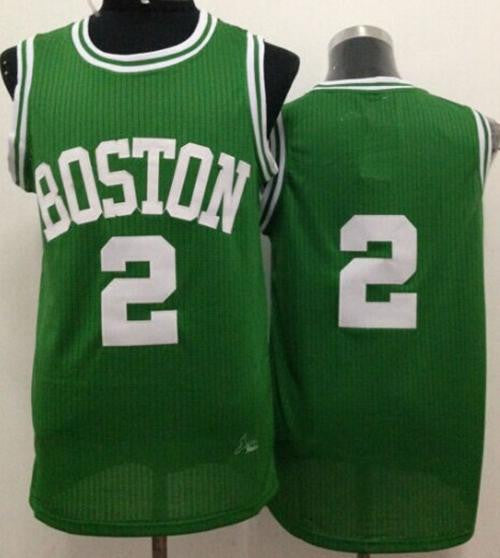 Celtics #2 Red Auerbach Green Throwback Stitched Basketball Jersey