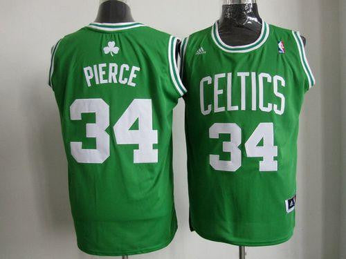 Celtics #34 Paul Pierce Stitched Green Basketball Jersey