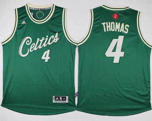 Celtics #4 Isaiah Thomas Green 2015-2016 Christmas Day Stitched Basketball Jersey