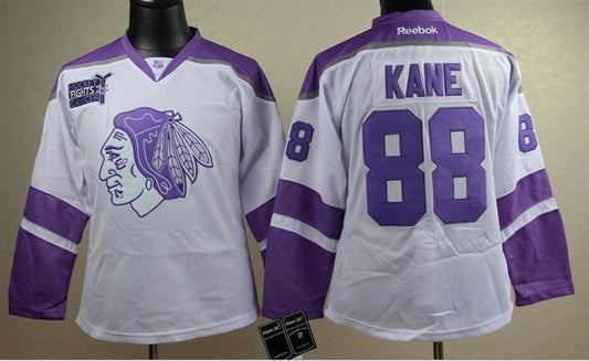 Chicago Blackhawks 88 Kane White Women Hockey Jersey