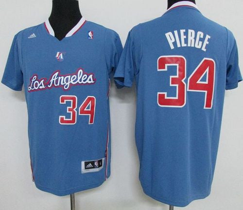 Clippers #34 Paul Pierce Light Blue Pride Swingman Stitched Basketball Jersey