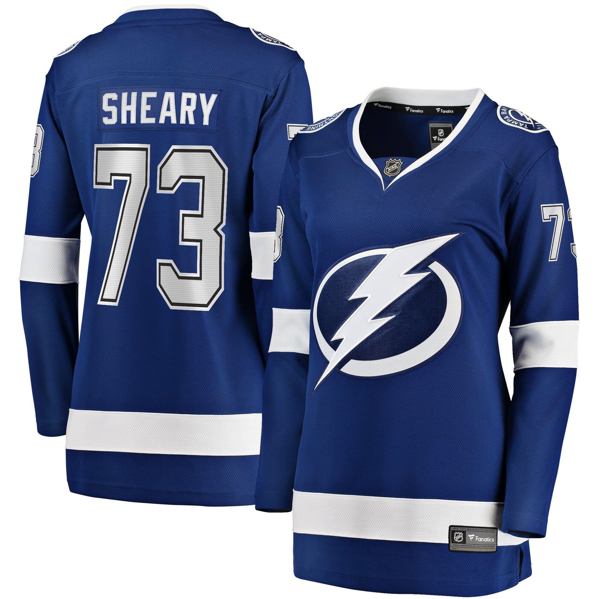 Conor Sheary Tampa Bay Lightning Branded Women's Home Breakaway Player Hockey Jersey - Blue