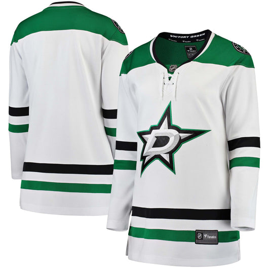 Dallas Stars Branded Women's Away Breakaway Hockey Jersey - White