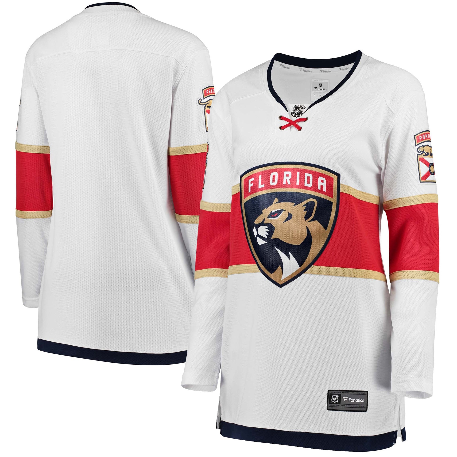 Florida Panthers Branded Women's Away Breakaway Hockey Jersey - White