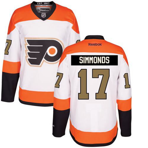 Flyers #17 Wayne Simmonds White 3rd Stitched Hockey Jersey