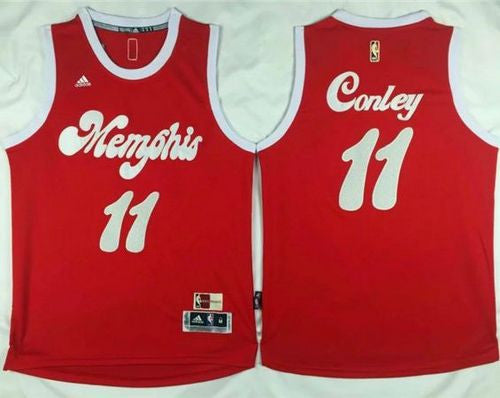 Grizzlies #11 Mike Conley Red 2015-2016 Christmas Day Stitched Basketball Jersey