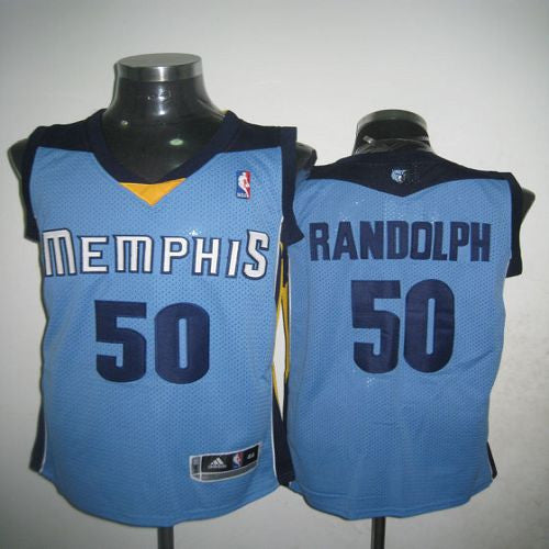 Grizzlies #50 Zach Randolph Light Revolution 30 Blue Stitched Basketball Jersey