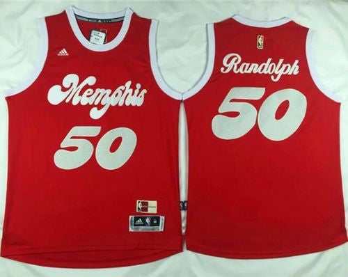 Grizzlies #50 Zach Randolph Red 2015-2016 Christmas Day Stitched Basketball Jersey