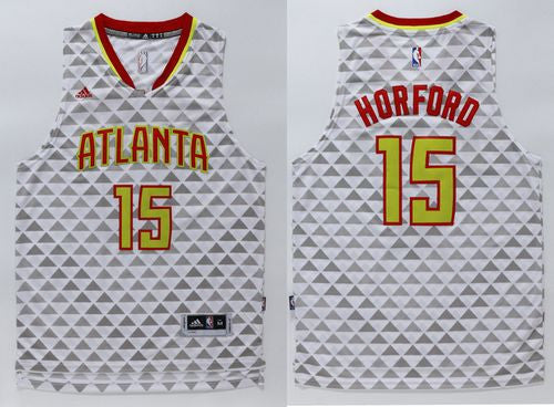 Hawks #15 Al Horford White Swingman Stitched Basketball Jersey