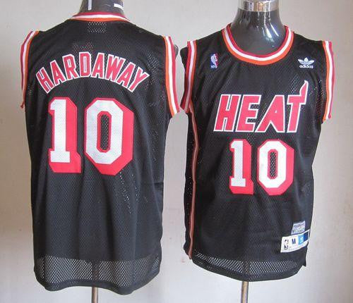 Heat #10 Tim Hardaway Black Hardwood Classics Nights Stitched Basketball Jersey