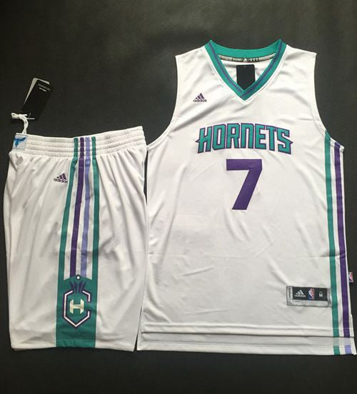 Hornets #7 Jeremy Lin White A Set Stitched Basketball Jersey