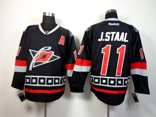 Hurricanes #11 Jordan Staal Black Third Stitched Hockey Jersey