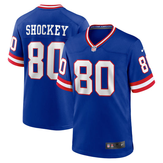 Jeremy Shockey New York Giants Classic Retired Player Jersey - Royal