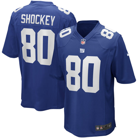 Jeremy Shockey New York Giants Game Retired Player Jersey - Royal