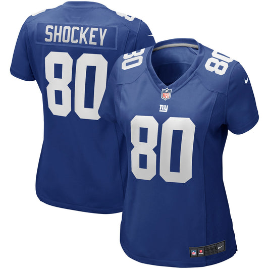 Jeremy Shockey New York Giants Women's Game Retired Player Jersey - Royal