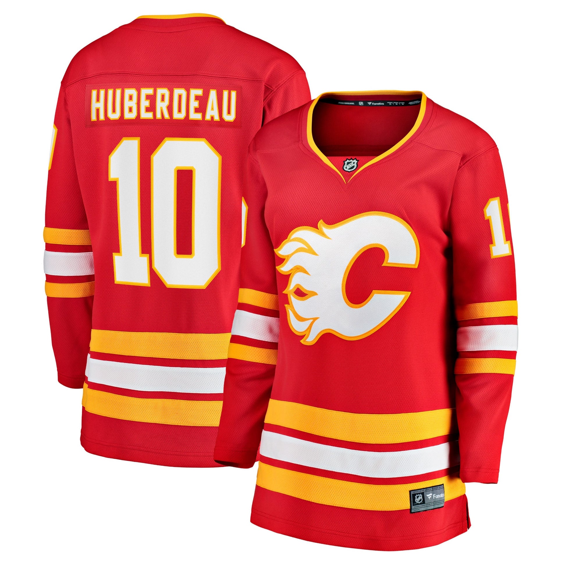 Jonathan Huberdeau Calgary Flames Branded Women's Home Breakaway Player Hockey Jersey - Red