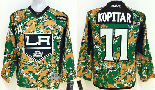 Kings 11 Kopitar Camo Youth Hockey Jersey