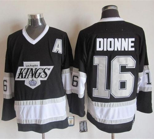 Kings #16 Marcel Dionne Black CCM Throwback Stitched Hockey Jersey