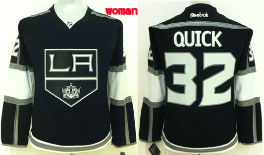 Kings 32 Quick Black Women Hockey Jersey