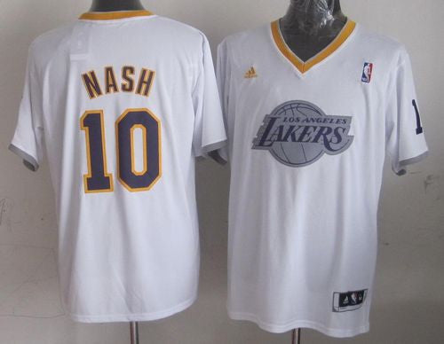 Lakers #10 Steve Nash White 2013 Christmas Day Swingman Stitched Basketball Jersey