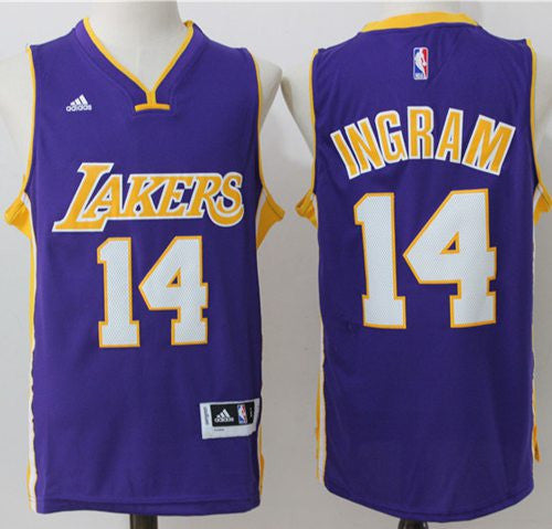 Lakers #14 Brandon Ingram Purple Stitched Basketball Jersey