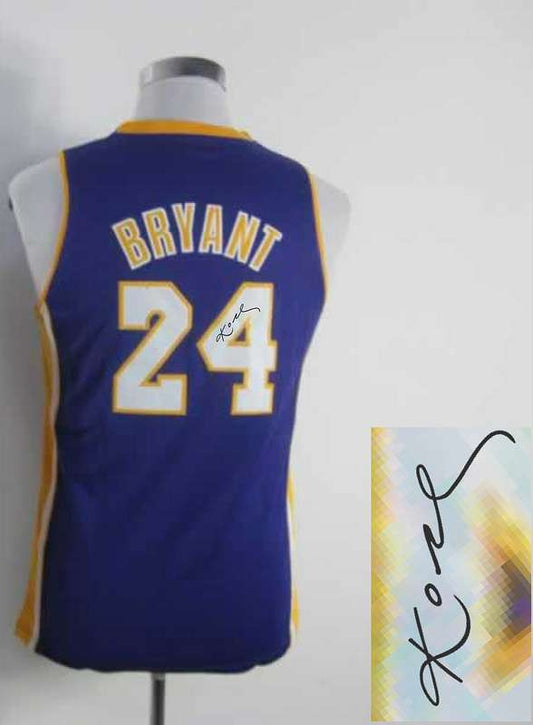 Lakers 24 Bryant Purple Signature Edition Women Basketball Jerseys