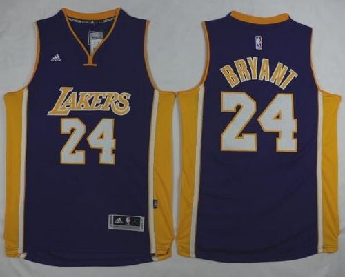 Lakers #24 Kobe Bryant Stitched Purple Basketball Jersey