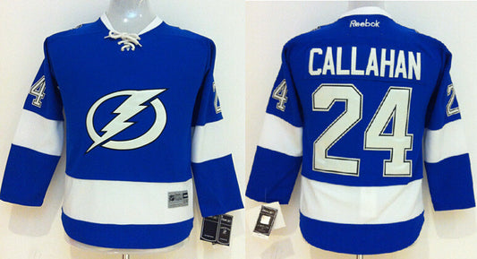 Lightning 24 Callahan Blue Youth Hockey Jersey