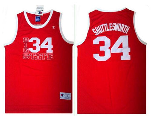 Lincoln He Got Game #34 Jesus Shuttlesworth Red Stitched Basketball Basketball Jersey