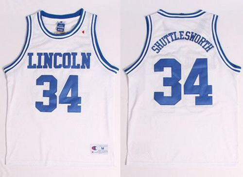 Lincoln He Got Game #34 Jesus Shuttlesworth White Stitched Basketball Basketball Jersey