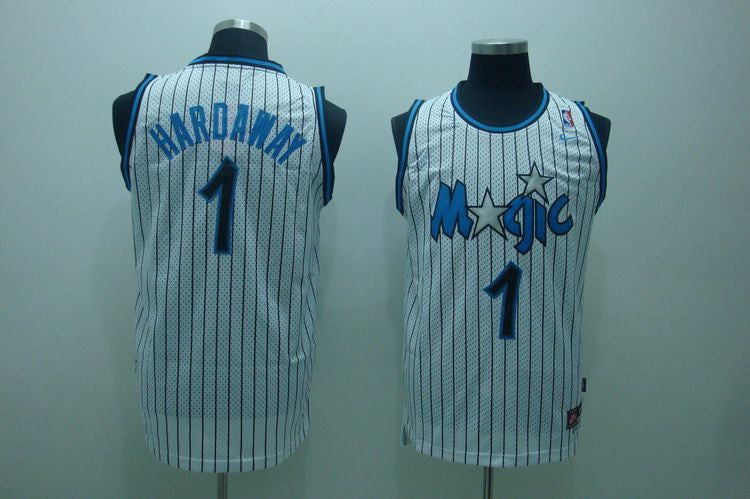 Magic 1 Hardaway White Basketball Jerseys