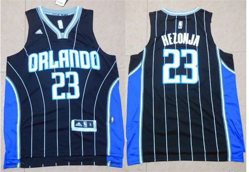 Magic #23 Mario Hezonja Black Stitched Basketball Jersey