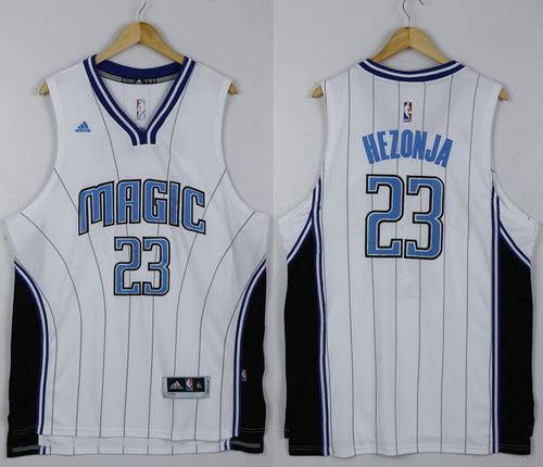 Magic #23 Mario Hezonja White Stitched Basketball Jersey